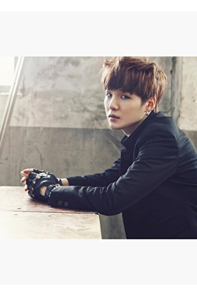 Universal Poster decorativ din lemn Bts Yoongi Cod4755