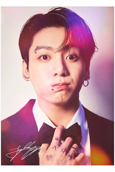 Universal Poster din lemn pentru ședință foto Bts Jungkook, decorativ, cod 521