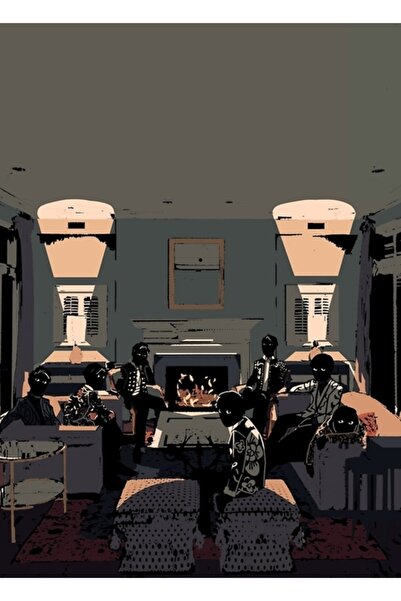 Universal Bts - Tablou cu sânge, transpirație și lacrimi, poster decorativ di...