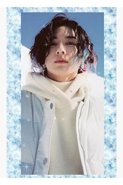 Universal Bts Jungkook Colecția de iarnă 2021 Poster din lemn pictat decorati...