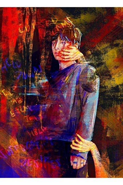 Universal Bts Jungkook Tablou digital Poster decorativ din lemn Cod1587