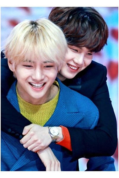 Universal Poster decorativ din lemn Bts Tablo Cod5995