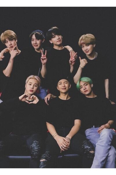 Universal Poster decorativ din lemn Bts Tablo Cod5958