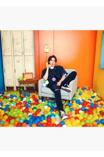 Universal Bts Jin Butter Concept Photo Tablo Poster decorativ din lemn Cod751