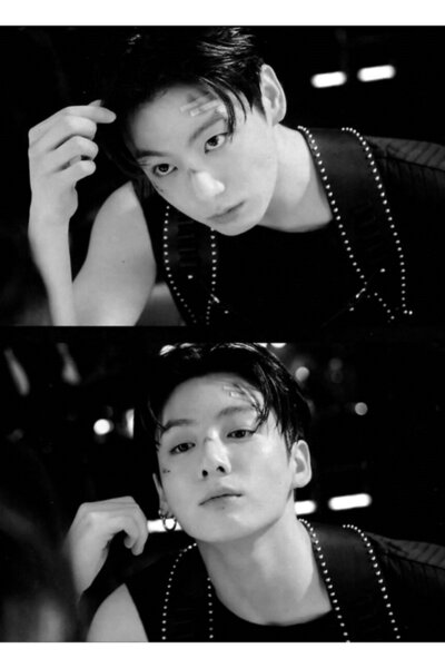 Universal Poster decorativ din lemn cu tablouri B&w Jungkook Bts Seasons's Gr...