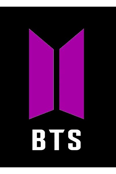 Universal Poster decorativ din lemn cu logo BTS Cod5315