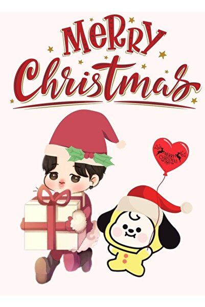 Universal Jimin Bts Καλά Χριστούγεννα - Jimin Noel - Χαριτωμένος Πίνακας Jimi...