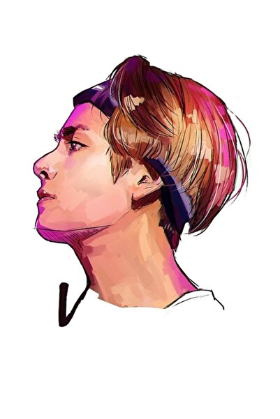 Universal V / Ταεχιούνγκ (BTS) Ξύλινη Διακοσμητική Αφίσα Κωδικός2916