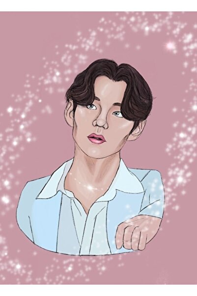 Universal Πρίγκιπας Βι Κιμ Τεαχγινγκ BTS Ξύλινη Αφίσα Τέχνης Διακοσμητική Κωδ...