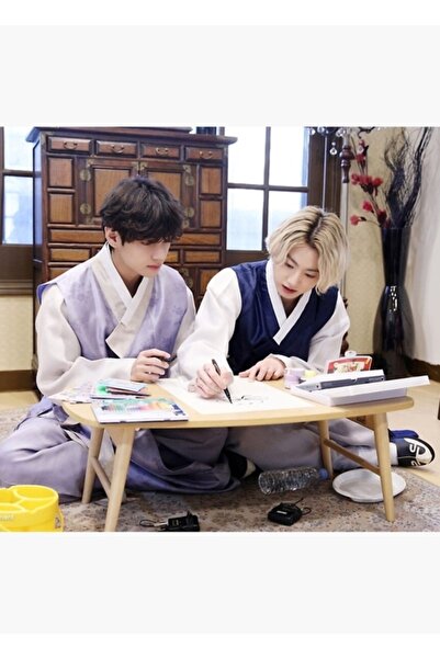 Universal Vkook Run Bts Tablo Poster decorativ din lemn Cod4117