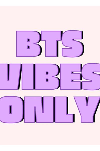 Universal Μόνο ξύλινη διακοσμητική αφίσα Bts Vibes Painting Code2977