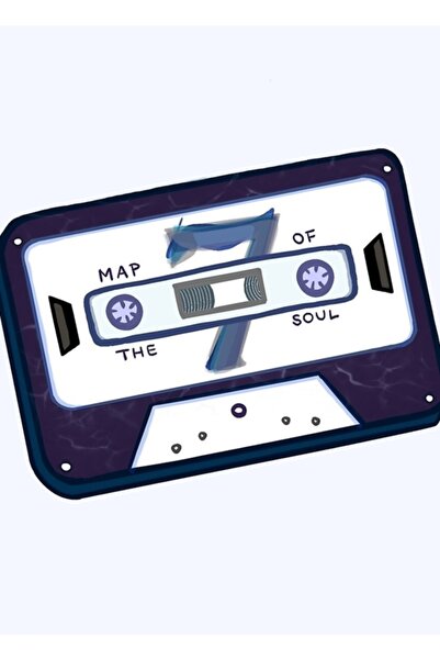 Universal Bts Map Of The Soul: 7 - Έκδοση 2 Ξύλινη διακοσμητική αφίσα με ταιν...