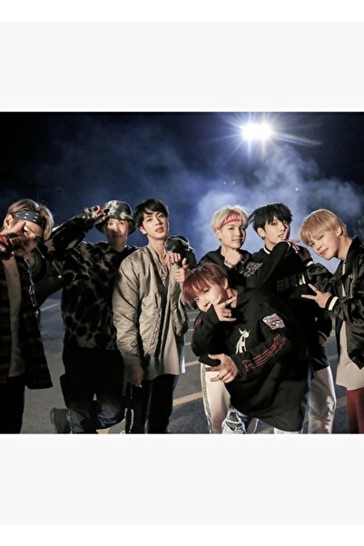 Universal Bts Ξύλινη Επιτραπέζια Αφίσα Μικροφώνου Διακοσμητική Ξύλινη Αφίσα Κ...