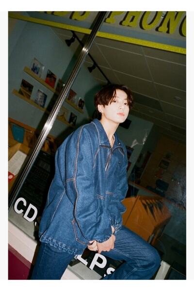 Universal Jk Dymanite / Jk Jungkook Bts Ξύλινη Αφίσα Τραπεζιού Διακοσμητική Κ...