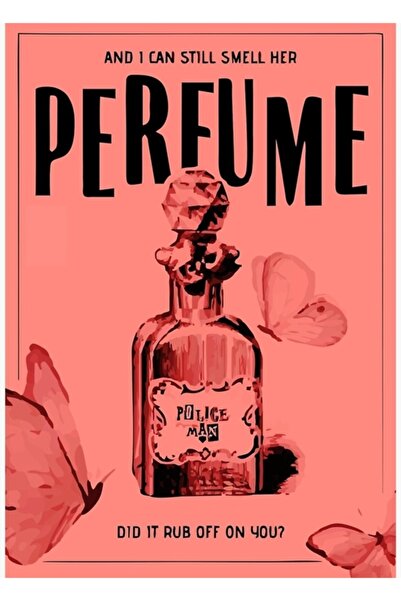 Universal Pebble Brain - Perfume Table Wooden Poster Decorative