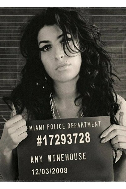 Universal Αφίσα του Αστυνομικού Τμήματος της Μαϊάμι Winehouse, Ξύλινη διακοσμ...