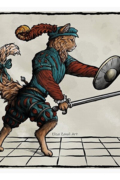 Universal Maowrozzo - Ξύλινη Διακοσμητική Αφίσα με Σχέδιο Σπαθιών και Ασπίδων