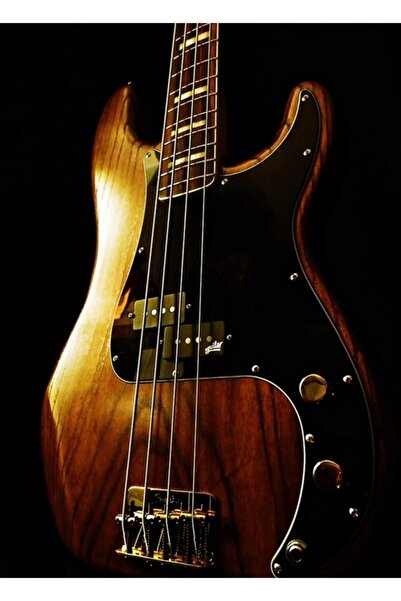 Universal Διακοσμητική ξύλινη αφίσα μπάσου, ξύλινη πινακίδα