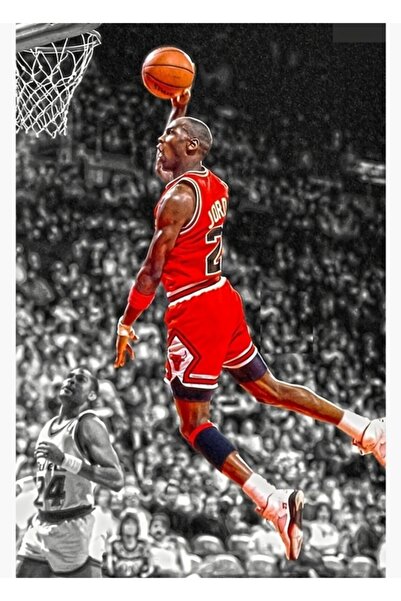 Universal Michael Jordan Tablo Ahşap Poster Dekoratif