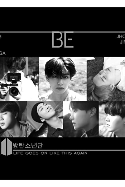 Universal Bts T-be - Poster decorativ din lemn Bts Cod2844