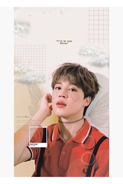 Universal Bts Jimin Χαριτωμένο Ξύλινο Διακοσμητικό Πίνακα με Νεράιδες, Ξύλινη...