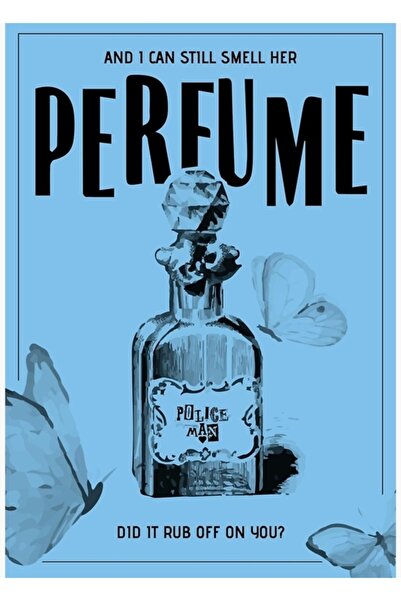 Universal Çakıl Beyin - Poster decorativ din lemn pentru masă de parfumuri