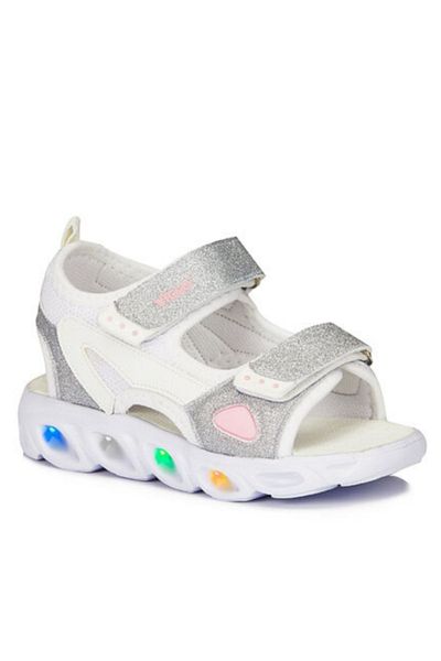 Vicco Roy Boy Lighted White Baby Booties Sandals 332.p21y.188 (6) Jojo