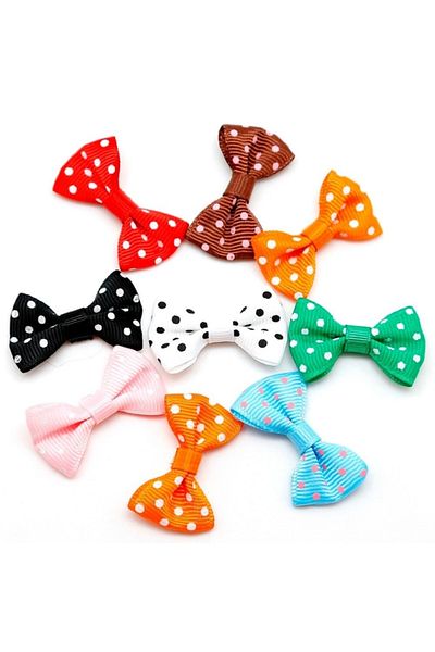 E Elmas Mini Bow Tie Bow Ribbon Red (3.5cm-25pcs)