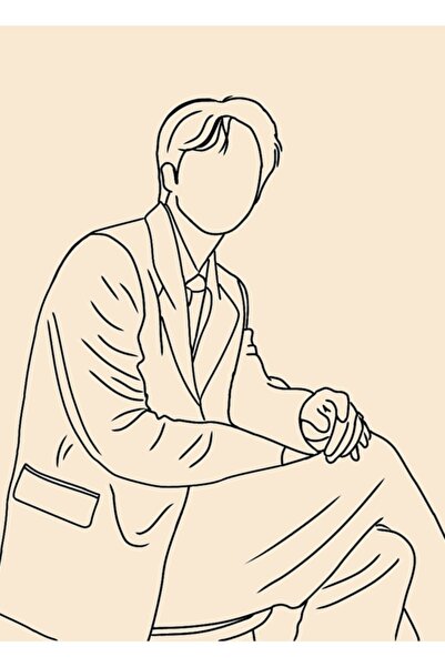 Universal Bts Jin Gq Vogue Korea Fanart Tablo Poster din lemn decorativ Cod1302