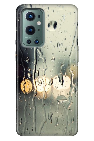 Oneplus 9 Pro Compatible Case Tioserisi Illustrated Silicone a Rainy Evening