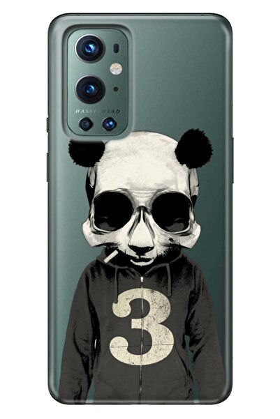 Oneplus 9 Pro Uyumlu Kılıf Tioserisi Resimli Silikon Skull Panda