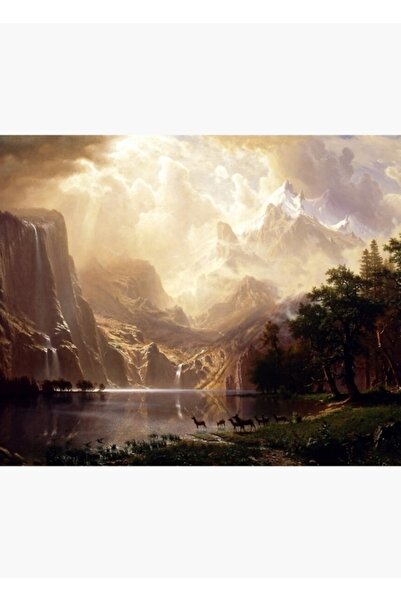 Universal Albert Bierstadt - Între Munții Sierra Nevada, California, Poster d...