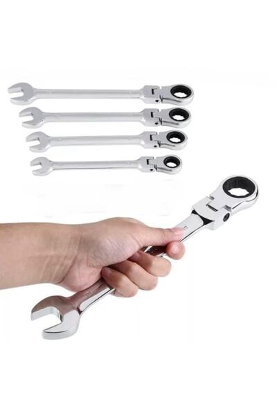 kayasanyapimarket Mafsallı Cırcır Anahtarı 8mm.12mm.17mm.19mm