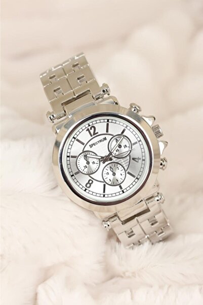 İSTLİV ساعة يد نسائية فضية اللون