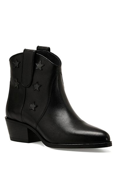 Nine West Cuhav Black Women's Cowboy Boots