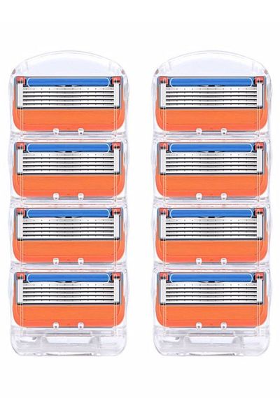 Gillette Fusion 5 Face Shaving Spare Heads 8 Pieces