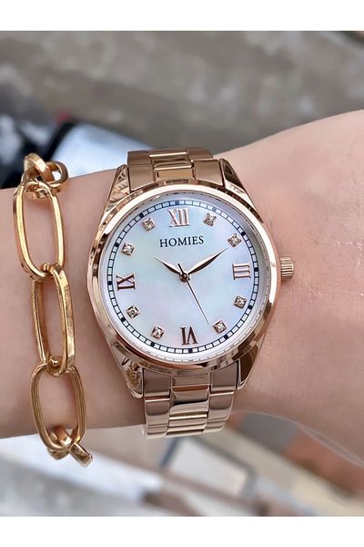 Homies Women's Wristwatch Steel Cord Waterproof (bracelet Visual Purpose!)