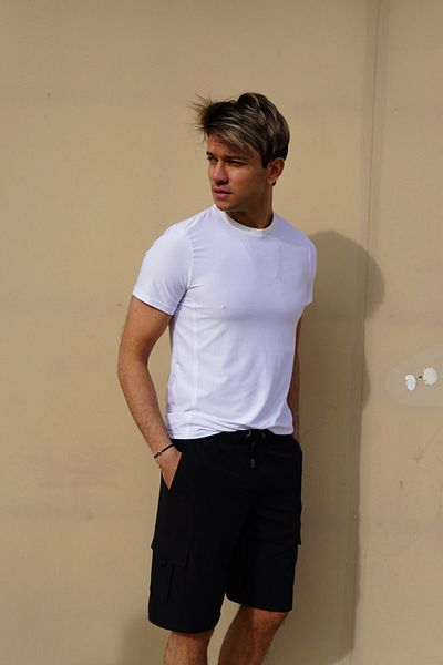 C&City Ανδρικό μαγιό Lycra C1444 Μαύρο