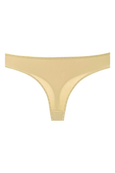 HNX Skin Cotton Fabric Heart Rubber Basic Thong Women's Panties
