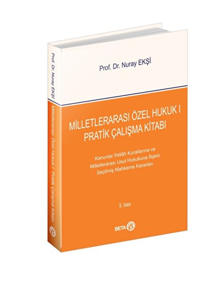 Genel Markalar Milletlerarası Özel Hukuk 1 - Pratik Çalışma Kitabı