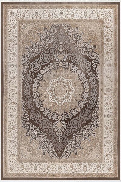 10 Post Online Beige Mink Non-Slip Runner - Cut and Washable, Digital Printed Hallway Carpet