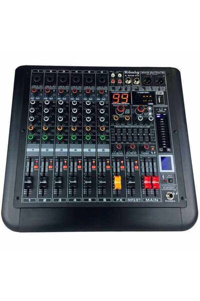 König K-606 Fx Usb-bt-6 Xrl Kanal Deck Mıxer