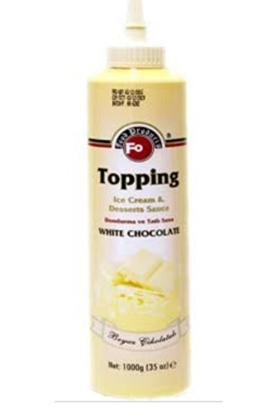 Repo Beyaz Çikolata Aromalı Topping Dondurma Ve Tatlı Sosu 1 Kg