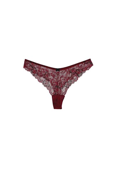 HNX Chiloți de damă din dantelă de culoare dublă Brazilia