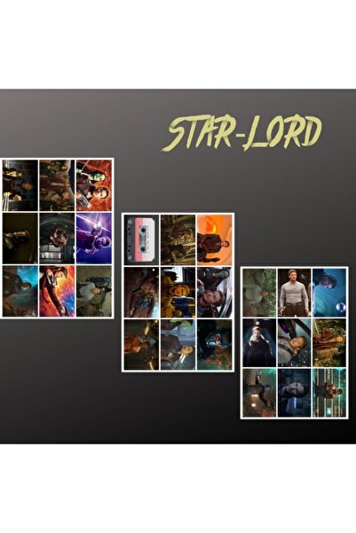 PrimeShoping مجموعة بطاقات الصور Marvel Star-Lord