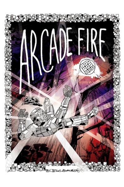 Universal Arcade Fire Table Poster din lemn decorativ
