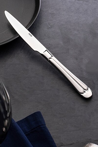 Nehir Saray Sade Yemek Bıçağı Düzine 12'li