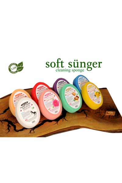 aktürk osmanli sabuni Thyme Extract Glycerin - Foam Bath Sponge 120 Gr 45