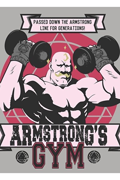 Universal Poster decorativ din lemn Strong Arm Gym Table