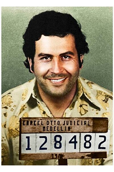 Universal Πίνακας Πάμπλο Εσκομπάρ, Ξύλινη Διακοσμητική Αφίσα